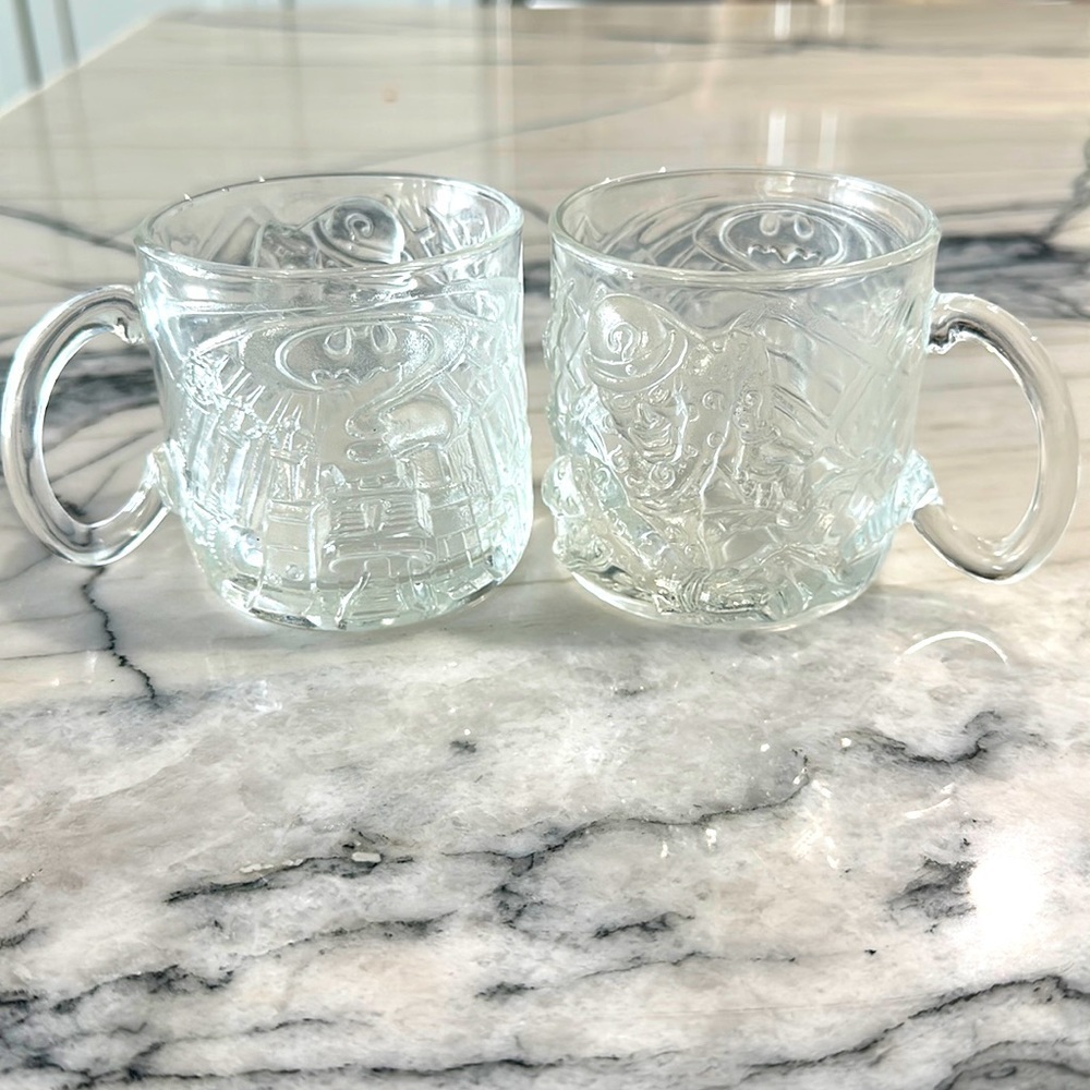 Collector Set of 2 1995 Riddler Batman cup/mug